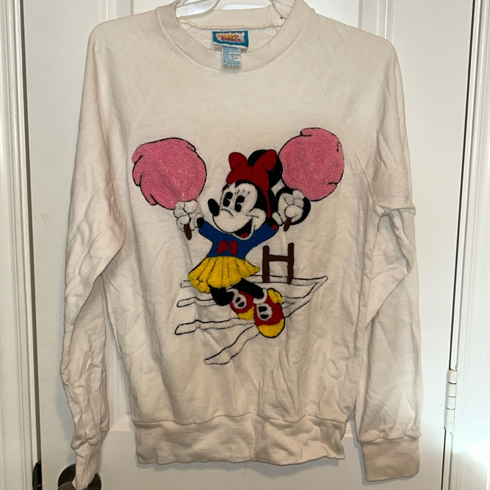 Sunday comics vintage Minnie Mouse sweater